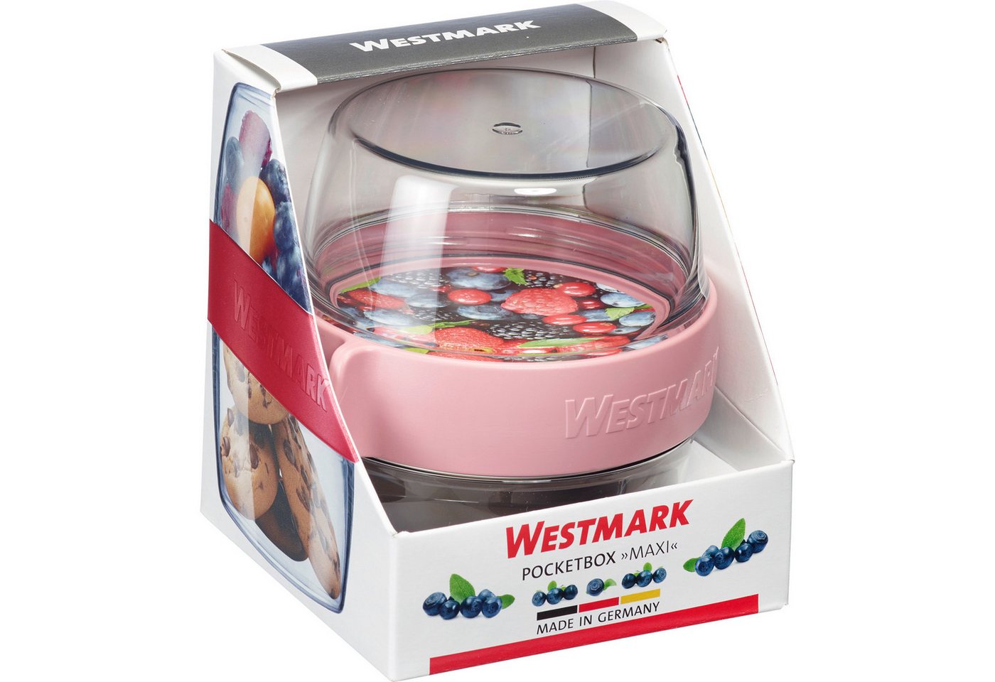 WESTMARK Lunchbox Pocketbox »Maxi«, 700 ml, Kunststoff, (1-tlg), Meal-Prep Dose to go, 2 x 350 ml, für Joghurt, Obst, Gemüse – Bild 3 von 3