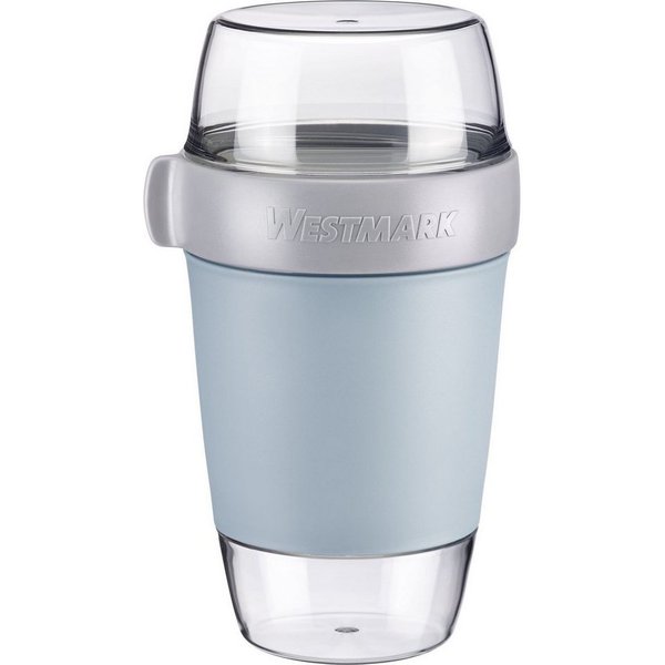 WESTMARK Mehrwegbecher, Kunststoff, (1-tlg), Müsli-, Lunchbehälter, To Go, 200 + 600 + 350 ml, Made in Germany
