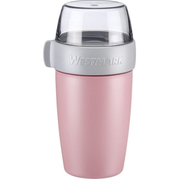 WESTMARK Mehrwegbecher, Kunststoff, (1-tlg), Joghurt-, Müsli-, Lunchbehälter, To Go, 200 + 500 ml, Made in Germany