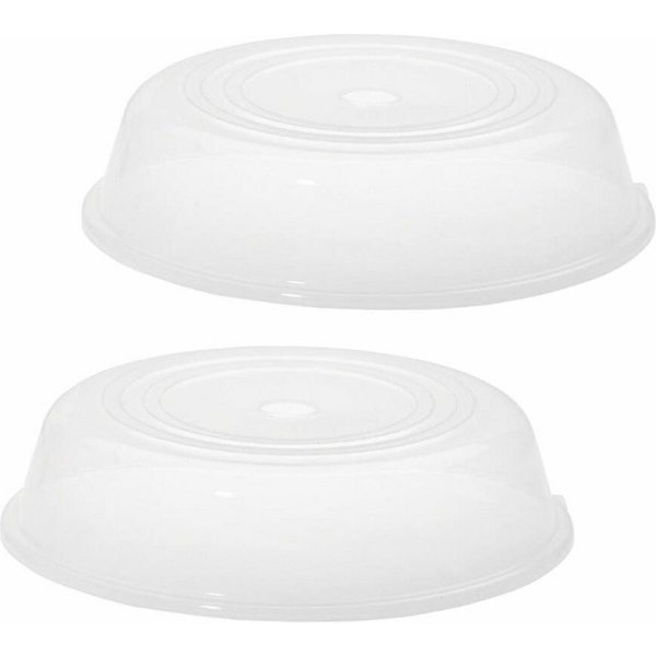 WESTMARK Mikrowellenbehälter Abdeckhauben, 2 Stück, Durchmesser: 25 cm, Kunststoff, Transparent, PP