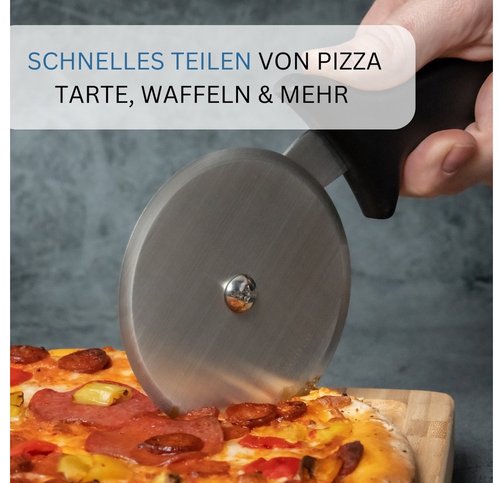WESTMARK Pizzaschneider Profi, XXL-Pizzaroller, Klingenmaß: ø 10 cm, Länge: 23 cm – Bild 3 von 5