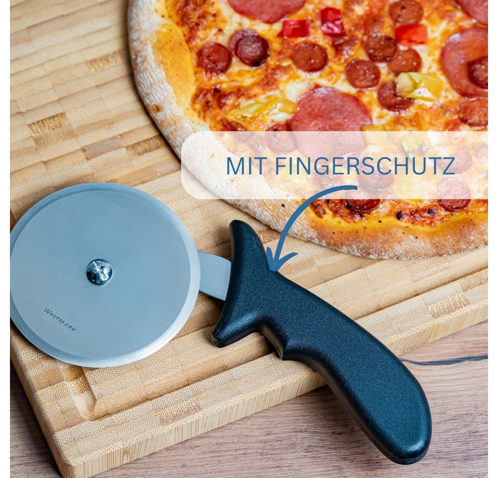 WESTMARK Pizzaschneider Profi, XXL-Pizzaroller, Klingenmaß: ø 10 cm, Länge: 23 cm – Bild 5 von 5