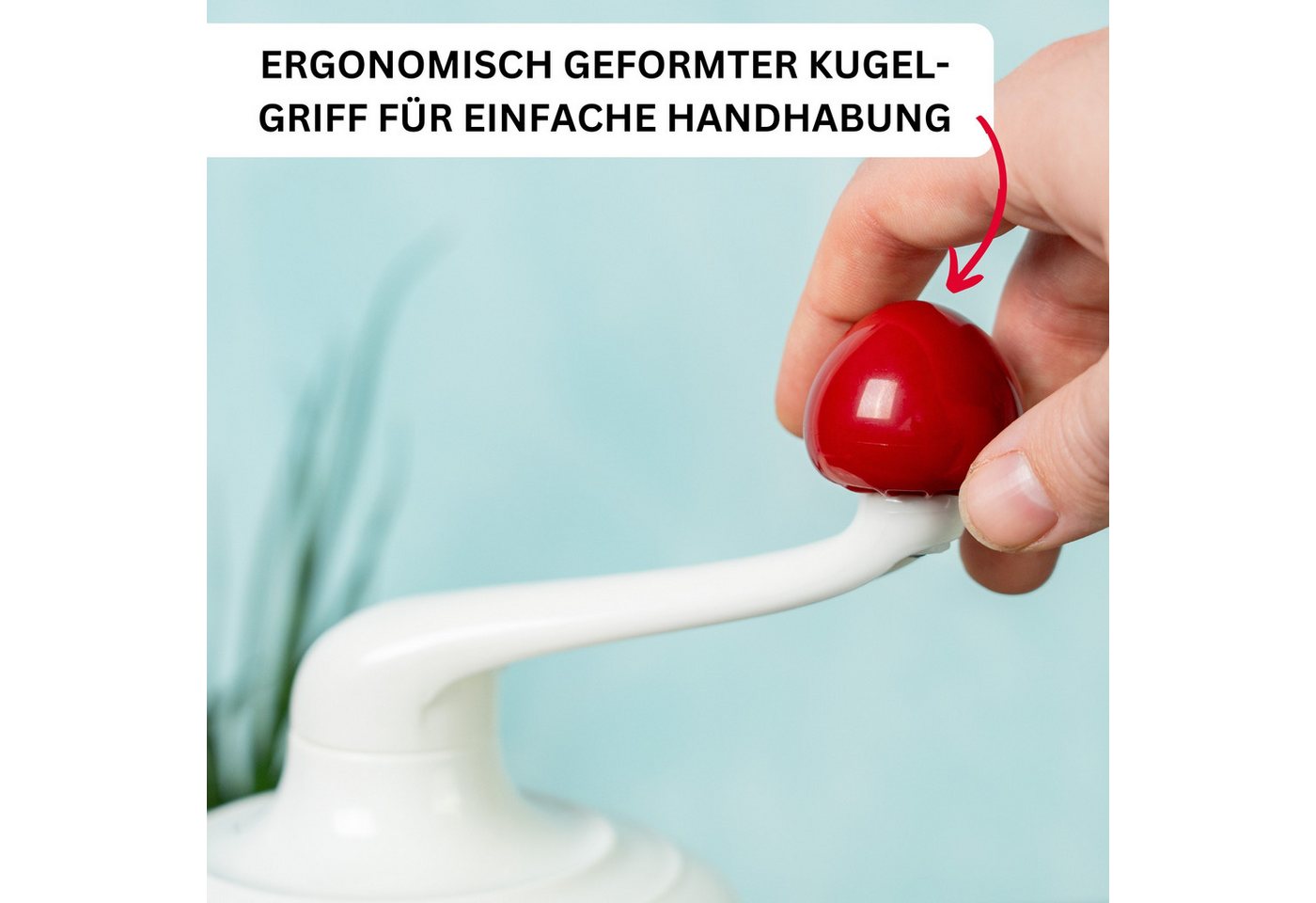 WESTMARK Rührquirl Ohne Strom, Füllvolumen: 1 l, Kunststoff, Rührblitz – Bild 4 von 5