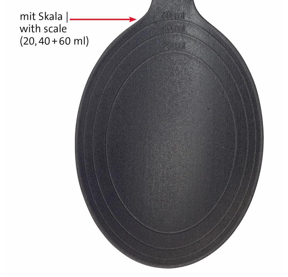 WESTMARK Salatbesteck 2 tlg., Große Mulde, Innenliegende Skala, Salat- u. Servierlöffel-Set – Bild 3 von 5
