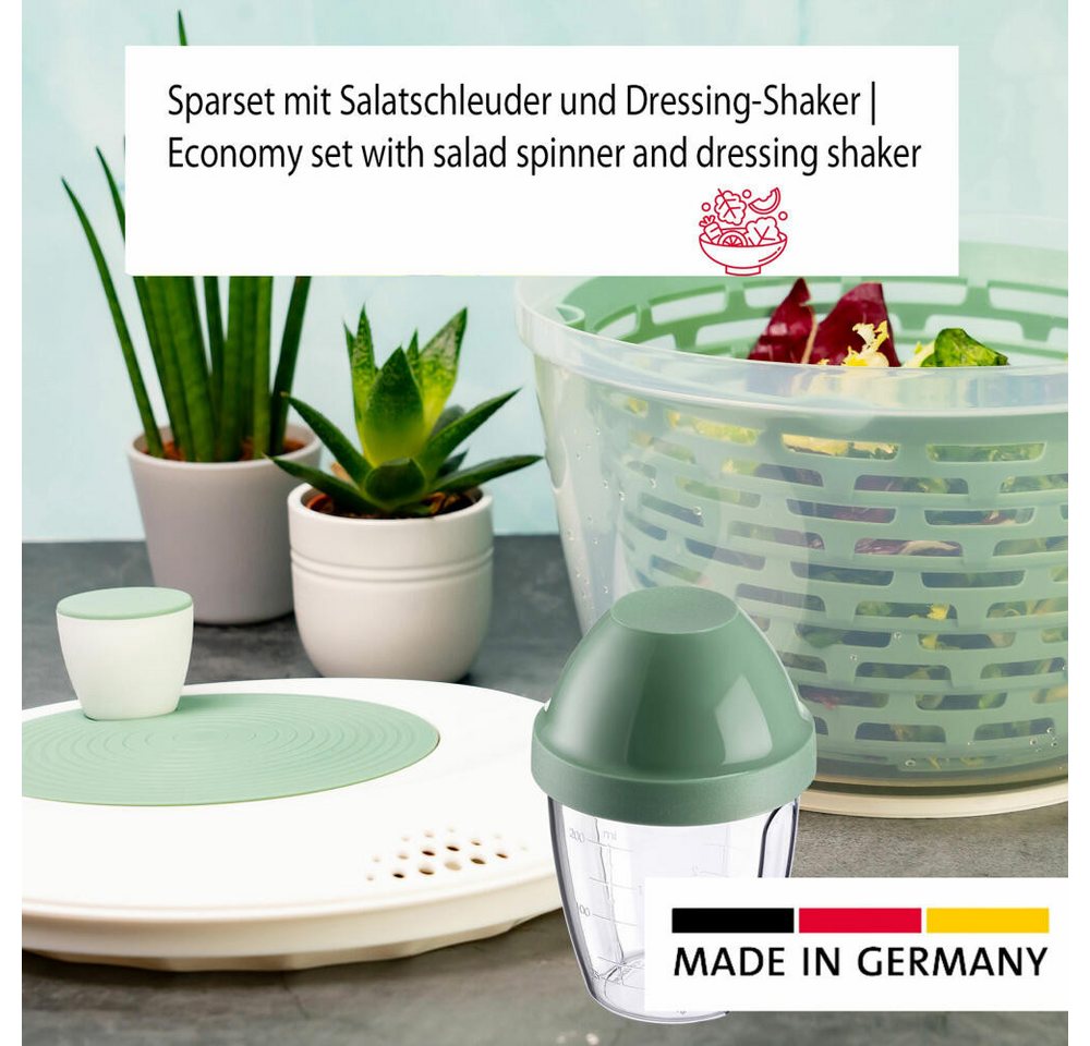 WESTMARK Salatschleuder Spinderella, 4.4 l + Schüttelbecher, (2-tlg) – Bild 2 von 5