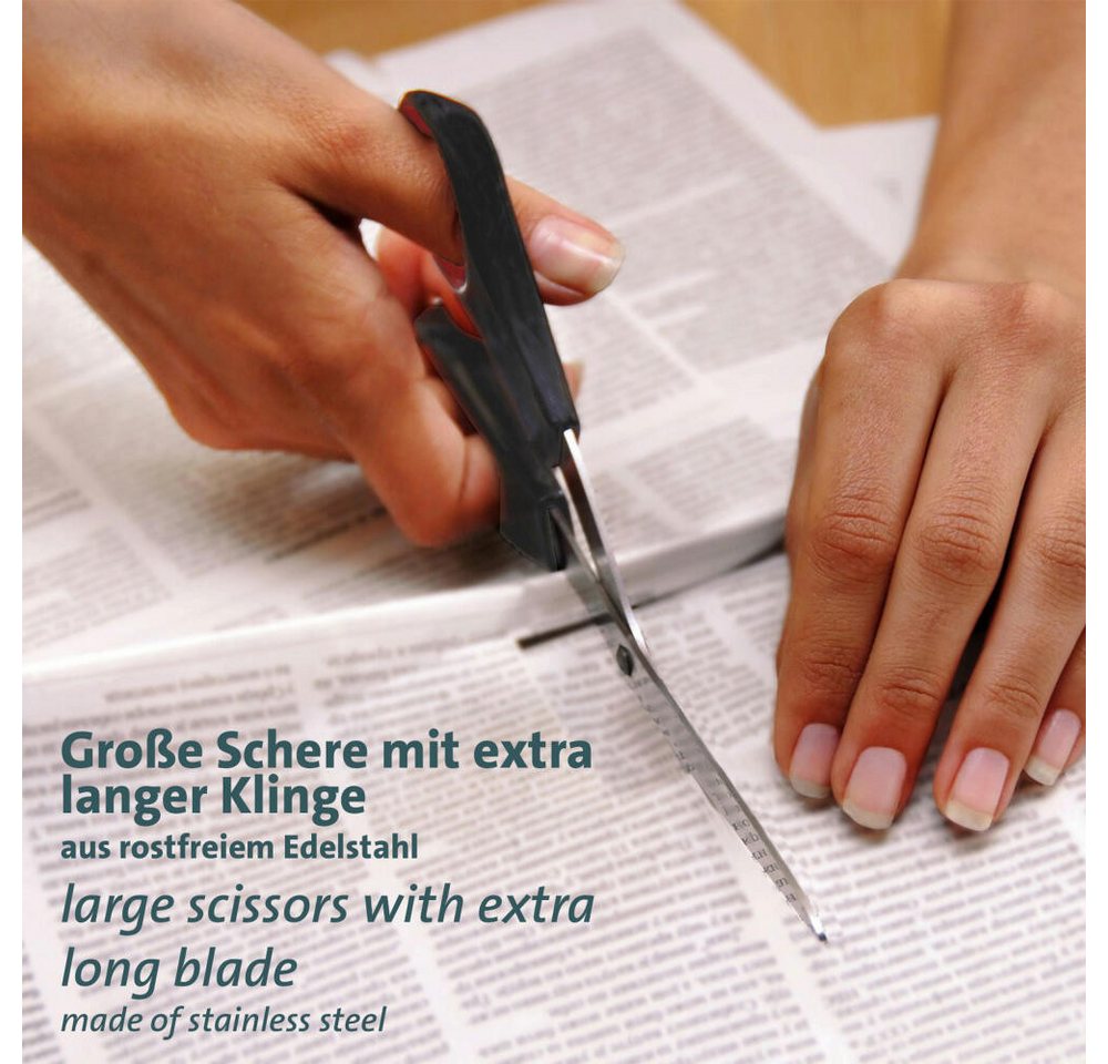WESTMARK Scheren-Set 3-tlg., je 1x Bastel- u. Nähschere, Universal-Haushaltsschere, Papiers – Bild 3 von 5