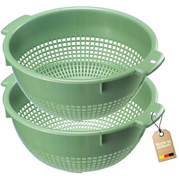 WESTMARK Seiher 2er Set Mintgrün, ø innen 24 cm, PE, (Set, 2-St)