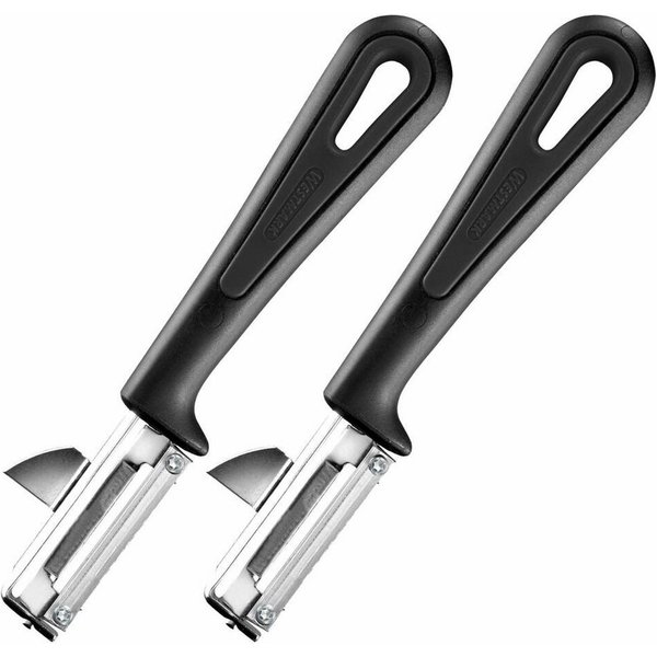 WESTMARK Sparschäler 2 Stk., Gentle, Edelstahl, Universal-Sparschäler/Pendelschäler mit