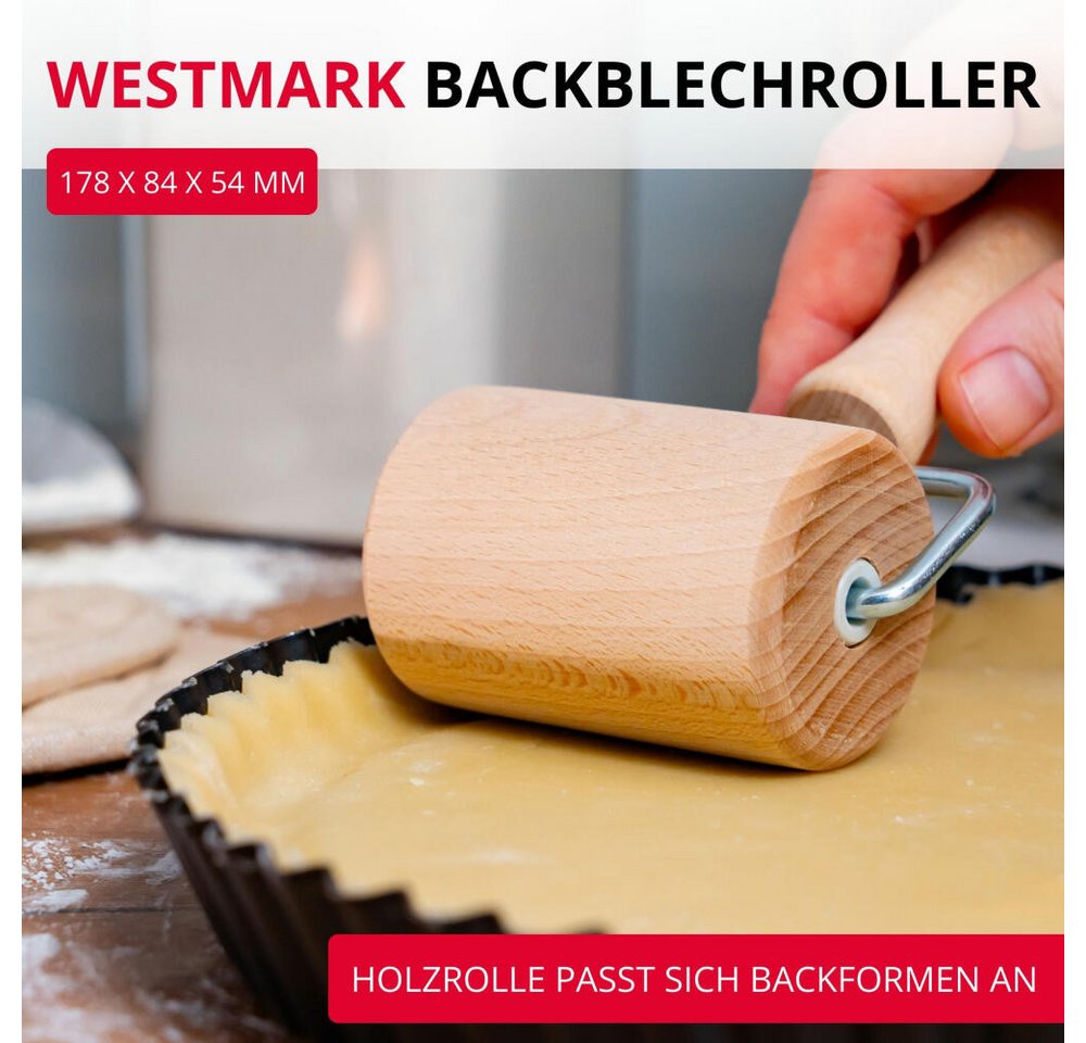 WESTMARK Teigroller Woody, Buchenholz Buchenholz – Bild 4 von 5