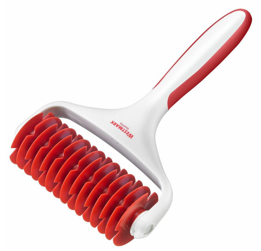 WESTMARK Teigschneider 1 Gitterroller, 19,5 cm + 1 Stipproller, 20 cm, Kunststoff, Weiß/Rot – Bild 2 von 5
