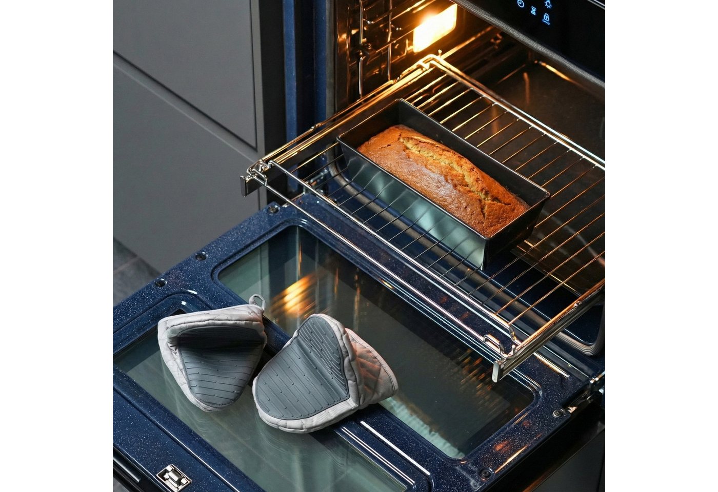 WESTMARK Topfhandschuhe 2 Ofenhandschuhe, mini, (Set, 2-tlg), Schutz vor Hitze bis 250 °C, 5 Jahre Garantie – Bild 4 von 5