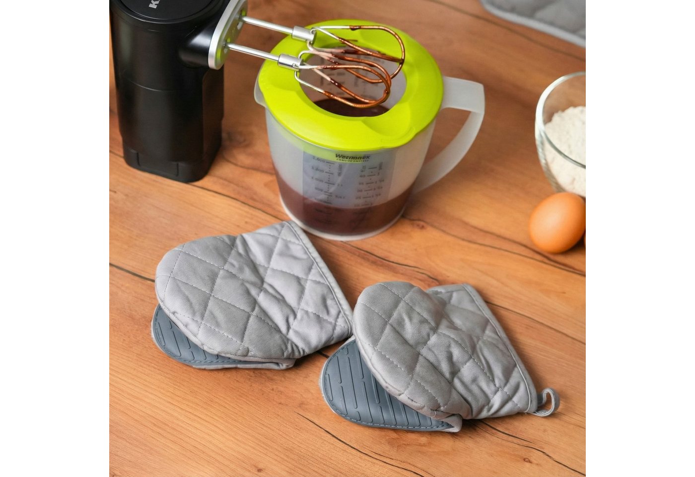 WESTMARK Topfhandschuhe 2 Ofenhandschuhe, mini, (Set, 2-tlg), Schutz vor Hitze bis 250 °C, 5 Jahre Garantie – Bild 5 von 5