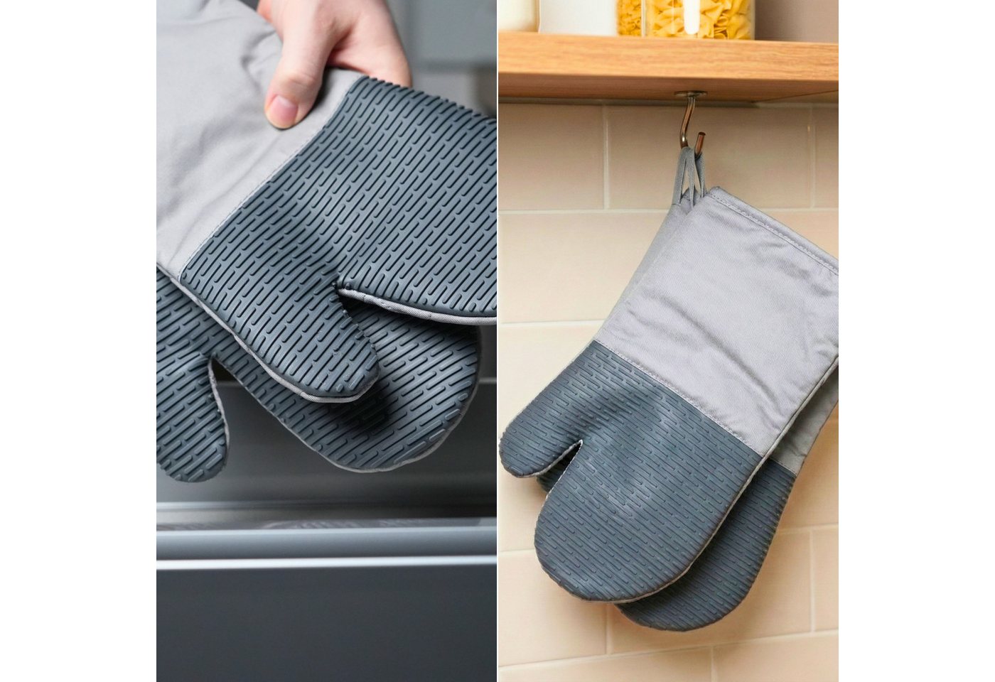 WESTMARK Topfhandschuhe 2 Ofenhandschuhe, (Set, 2-tlg), Schutz vor Hitze bis 250 °C, 5 Jahre Garantie – Bild 5 von 5