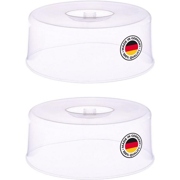 WESTMARK Tortenglocke 2 Stück, je Ø 30 cm, Mit Griff, Tortenhauben, Transparent,(Set) Made in Germany
