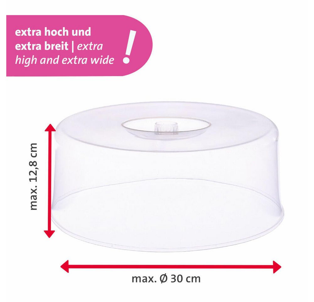 WESTMARK Tortenglocke 2 Stück, je Ø 30 cm, Mit Griff, Tortenhauben, Transparent,(Set) Made in Germany – Bild 5 von 5