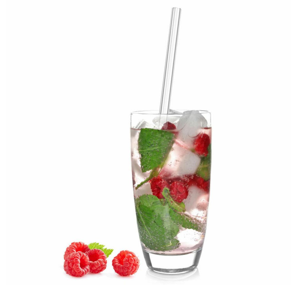 WESTMARK Trinkhalme 6 Glas-Trinkhalme, gerade, inkl. 1 Reinigungsbürstchen, transparent – Bild 5 von 5