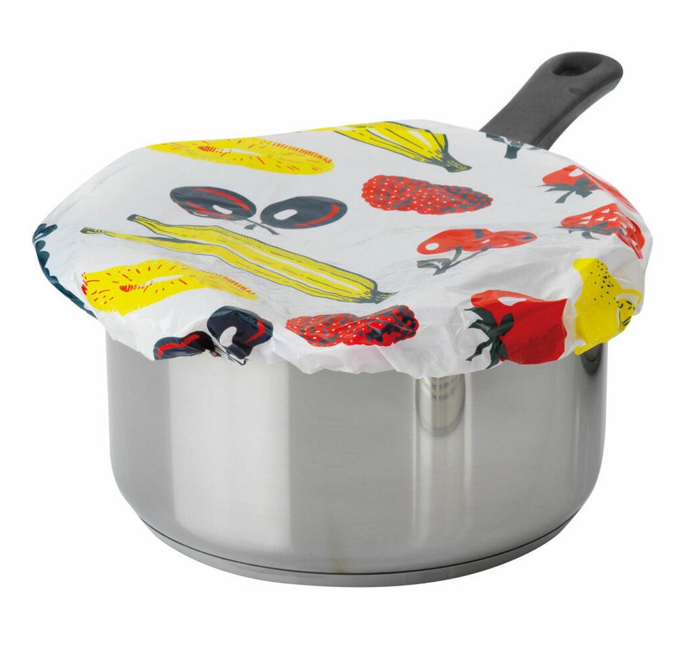 WESTMARK Vorratsdose 10 flexible Topfhauben/-abdeckungen, mit Gummizug, PE, BPA-frei, wiederverwendbar, geruchsneutra – Bild 4 von 5