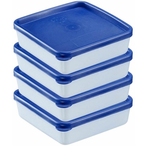 WESTMARK Vorratsdose 4 Stück, »Trio«, 0,25 l, zum Einfrieren und Frischhalten, PE