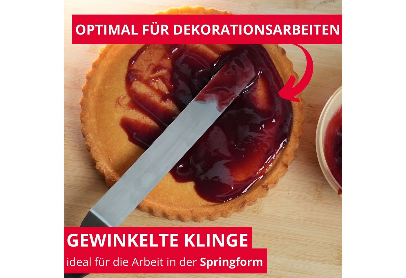 WESTMARK Winkelpalette Gewinkelt, Flexibel, Länge: 43 cm, Profi-Winkelpalette/Konditorenmesse – Bild 2 von 5