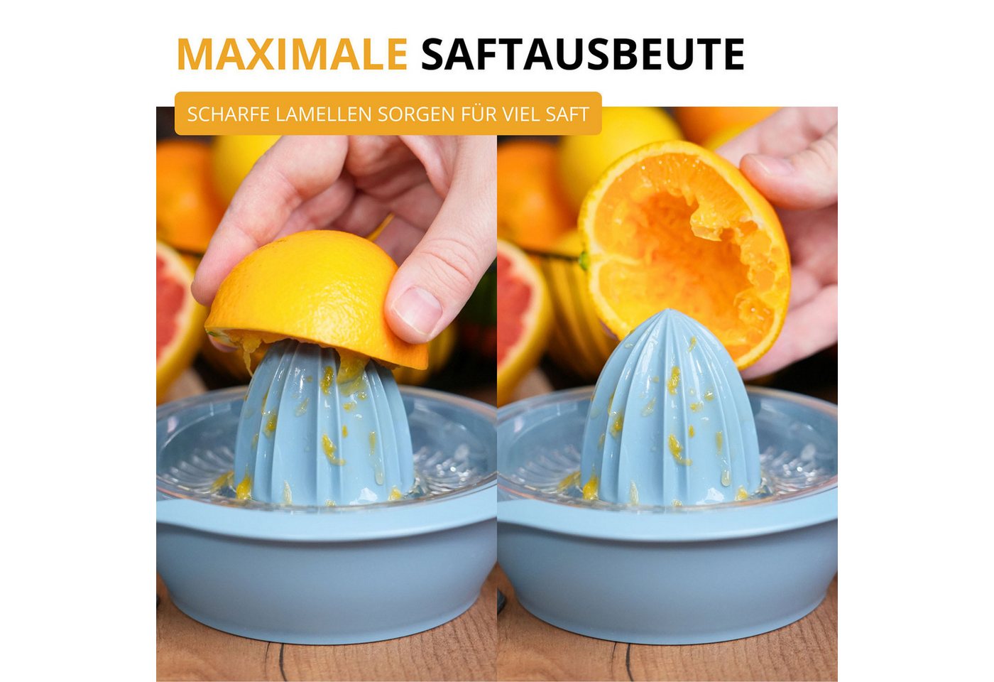 WESTMARK Zitruspresse »Limetta«, 350 ml, blau – Bild 3 von 5