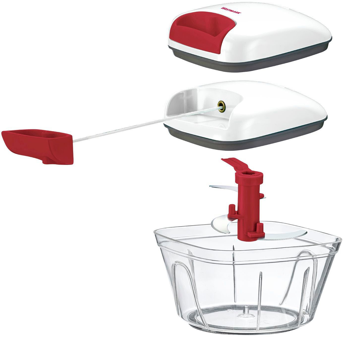 WESTMARK Zwiebelhacker ., Zerkleinerer mit Seilzug, 450 ml – Bild 4 von 5