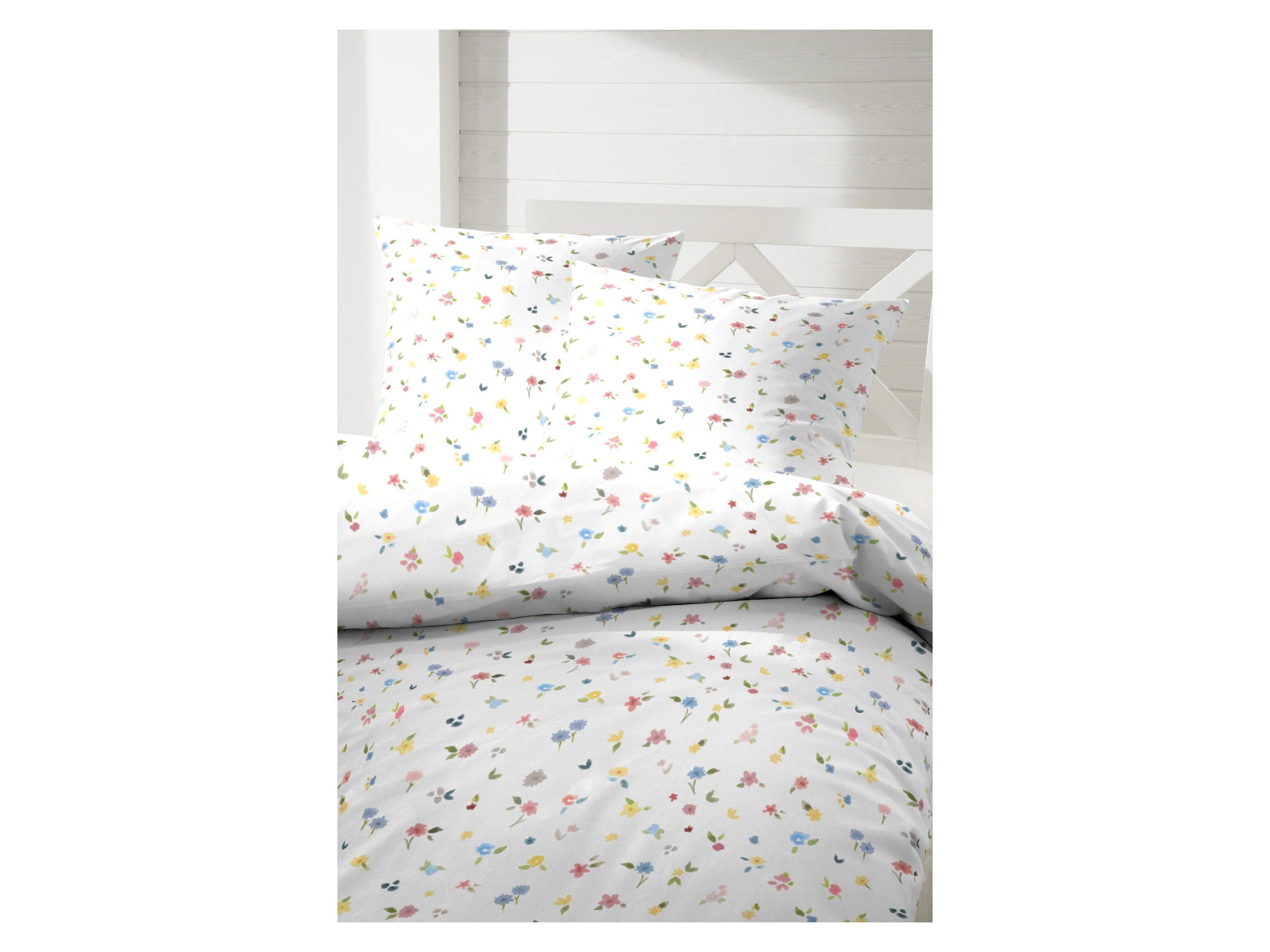 WESTMINSTER Baumwoll-Bettwäsche Mille Fleur (Blümchen, 155 X 220 CM) – Bild 3 von 3