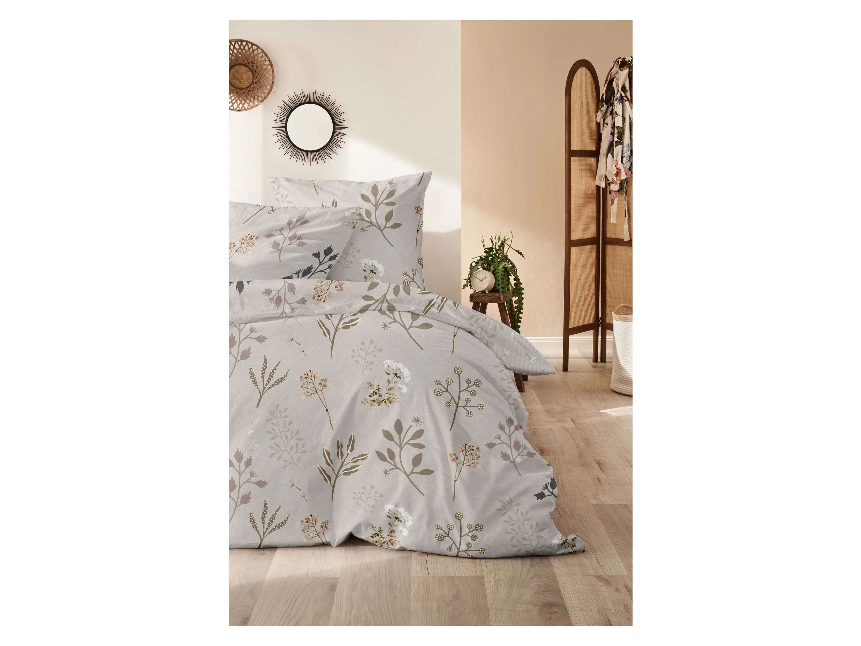 WESTMINSTER Flanell Bettwäsche (Blumen, 135 X 200 CM) – Bild 2 von 3