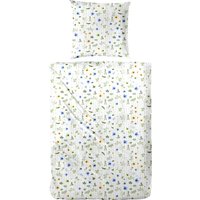 WESTMINSTER Seersucker Bettwäsche Millefleur (Blumen, 200 x 220 cm)