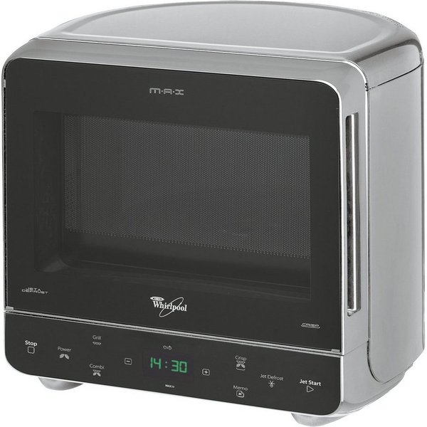 Whirlpool Mikrowelle, Grill und Mikrowelle, 13,00 l, Jet Start-Funktion, Touch- Control, 3D-System