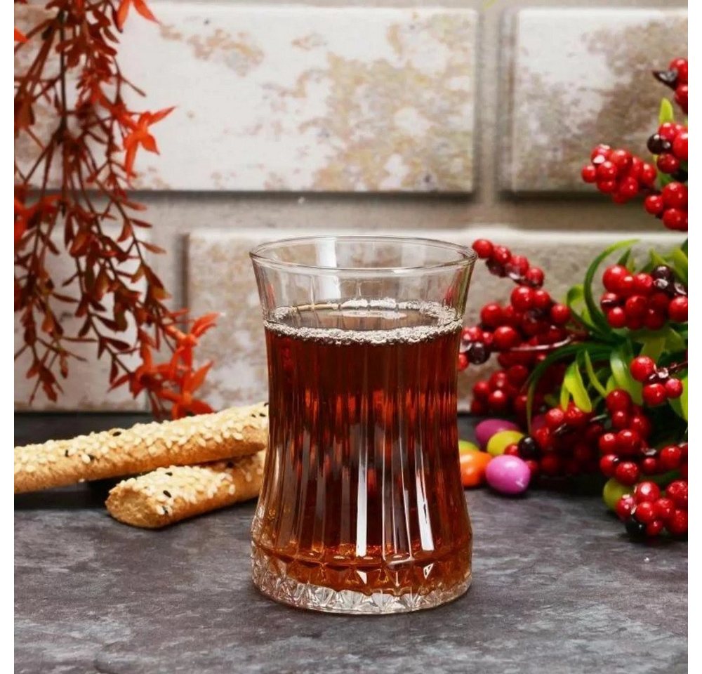 Pasabahce Auflaufform Pasabahce Elysia Teeglas 170 ml 6er Set, Glas – Bild 3 von 3