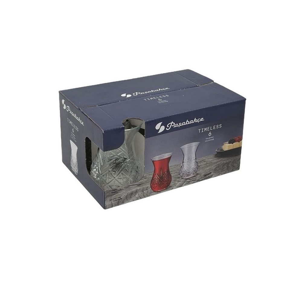 Pasabahce Auflaufform Pasabahce Timeless Teeglas 6er Set, Glas – Bild 3 von 3