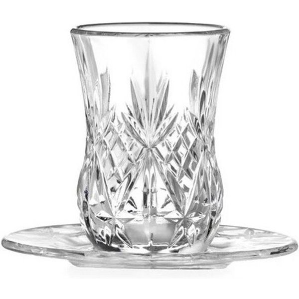 RCR Auflaufform RCR Melodia Cay Teeglas 140 ml 6er Set, Kristallglas