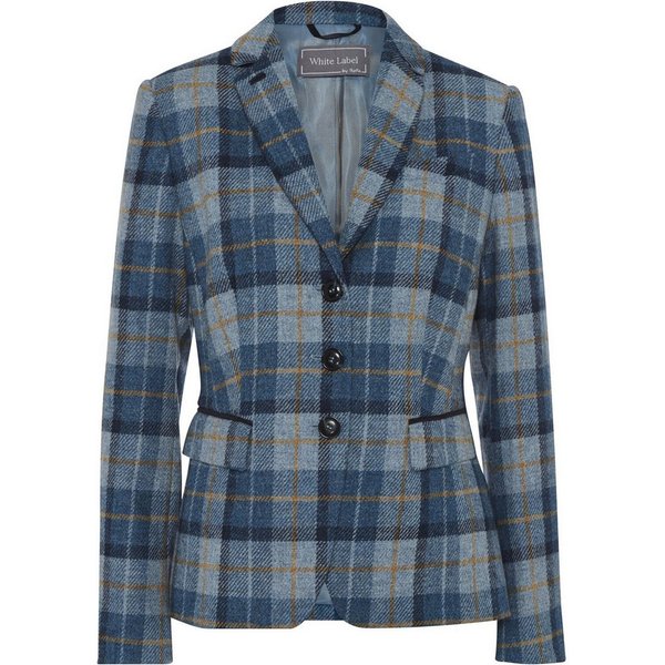 White Label Jackenblazer Karo-Blazer