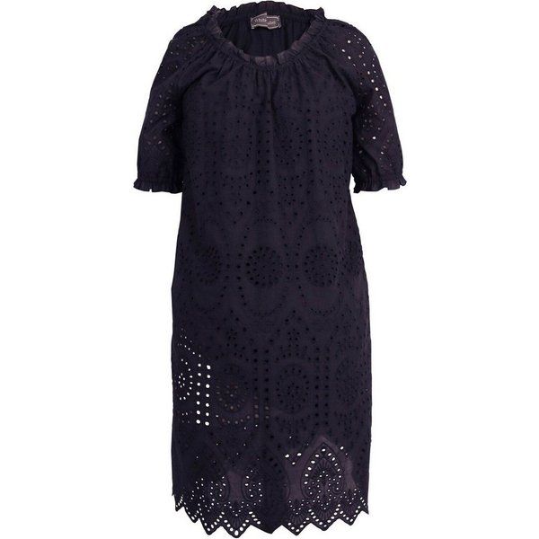 White Label Midikleid Kleid mit Madeira-Spitze