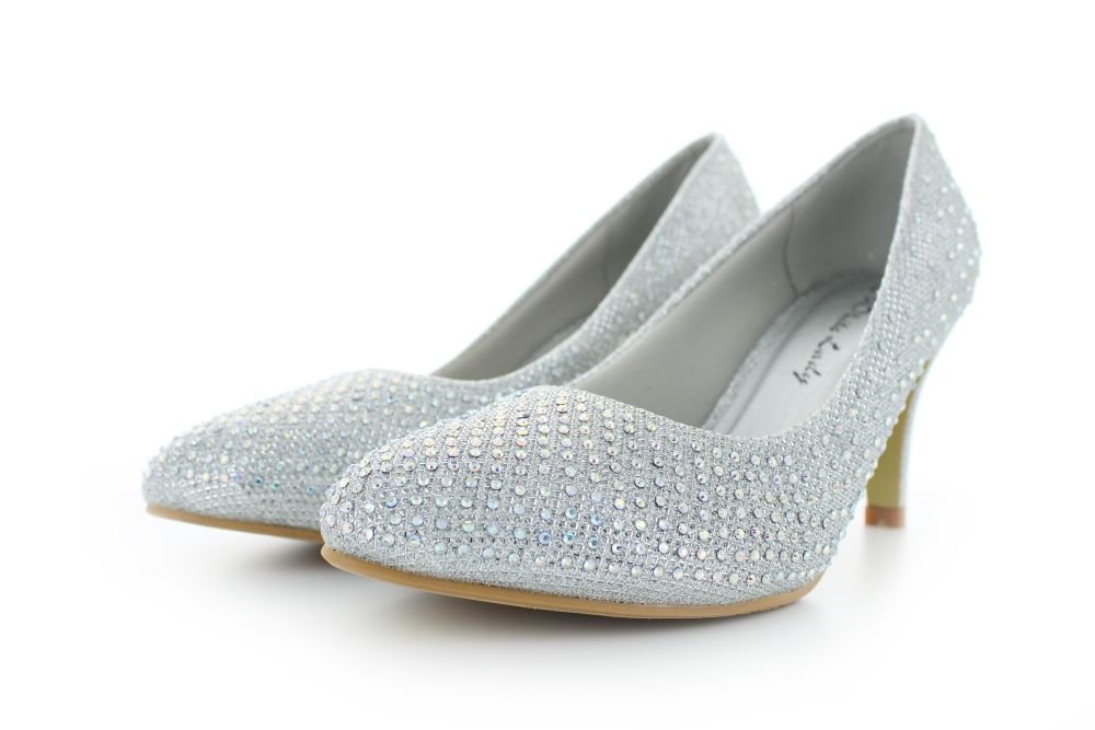 White Lady 823 Glitter Strass Pumps – Bild 4 von 5