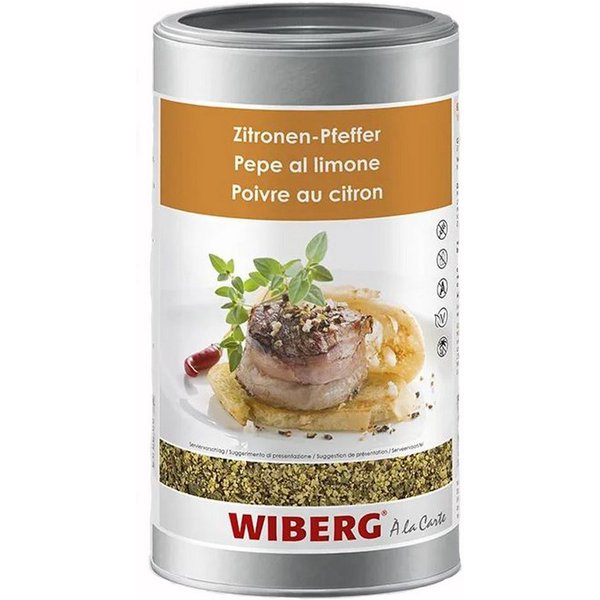 WIBERG Gewürz, Wiberg Zitronenpfeffer Würzmischung Gewürz Mix in der Dose 750g