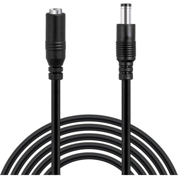 Wicked Chili 3m / 10m DC Verlängerung Universal (2,1 x 5,5 mm) Verlängerungskabel, Hohlstecker , Hohlsteckerbuchse (300 cm), DC-Verlängerungskabel für CCTV-Sich