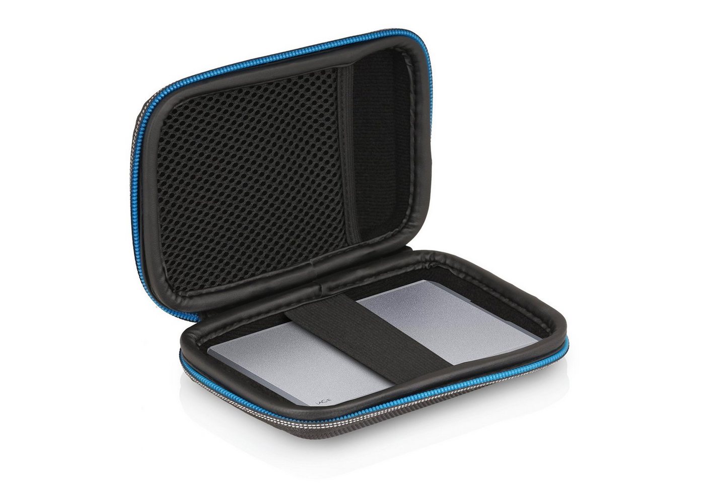 Wicked Chili Festplattentasche 2,5 Zoll Festplattentasche für WD, Seagate, Intenso, Innenabmessungen: 13,5 x 8,5 x 4cm / Universal / Dehnbar (für max. 2 F – Bild 3 von 5