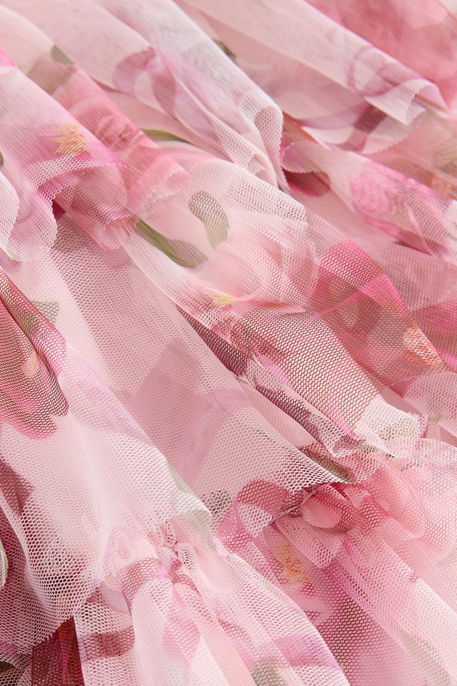 Baker by Ted Baker Wickelkleid Baker By Ted Baker Tüll-Stufenkleid, Wickellook (1-tlg) – Bild 5 von 5
