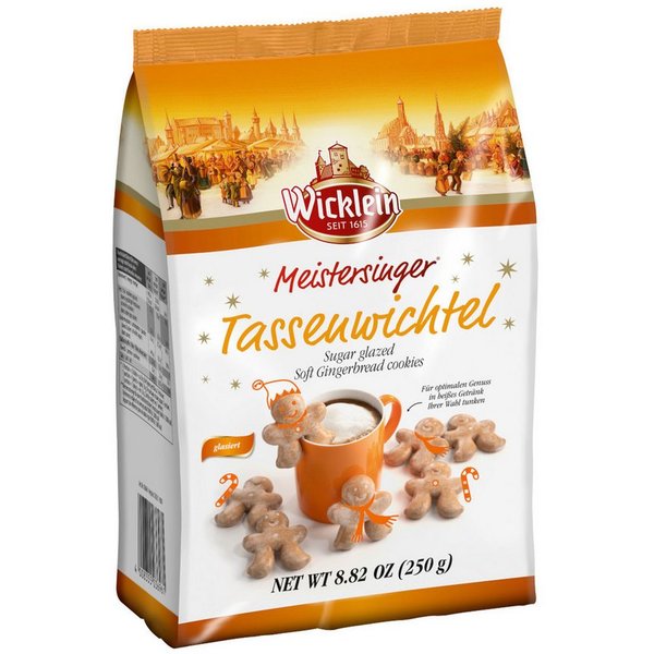 Wicklein Süßigkeit, Wicklein Meistersinger Tassenwichtel glasiert zarter Mürbeteig 250g