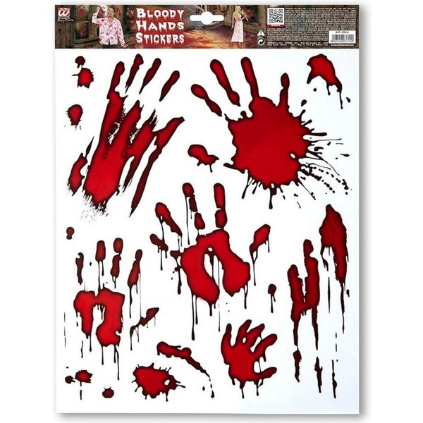 Widmann S.r.l. Dekoobjekt Blutige Hände Halloween Dekorations Artikel - Wand