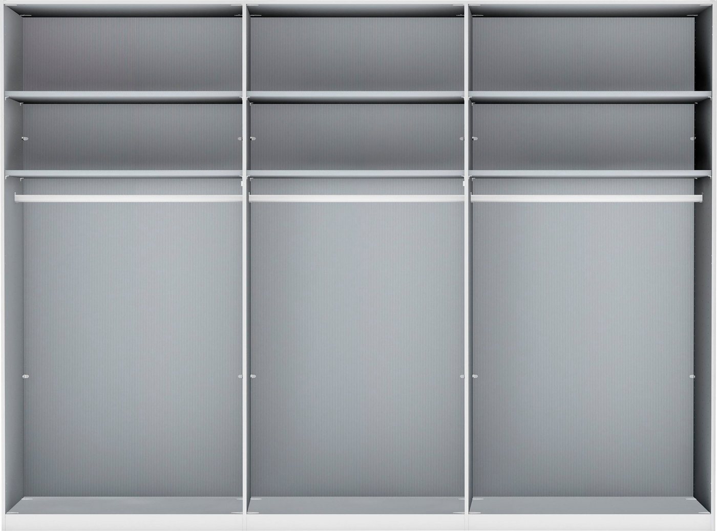 WIEMANN Kleiderschrank Monaco, Kleiderschrank, Schrank, Wäscheschrank, mit edler Glasfront (2 Breiten, 2 Höhen 216/236 cm auswählbar, MADE IN GERMANY) hochwerti – Bild 3 von 5