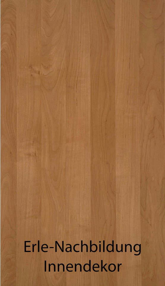 WIEMANN Kombikommode Lausanne, Drehtürenschrank, Schrank, Wäscheschrank, Erle teilmassiv (2 Breiten, 2 Höhen 216/236 cm auswählbar, MADE IN GERMANY), Made in Ge – Bild 4 von 5