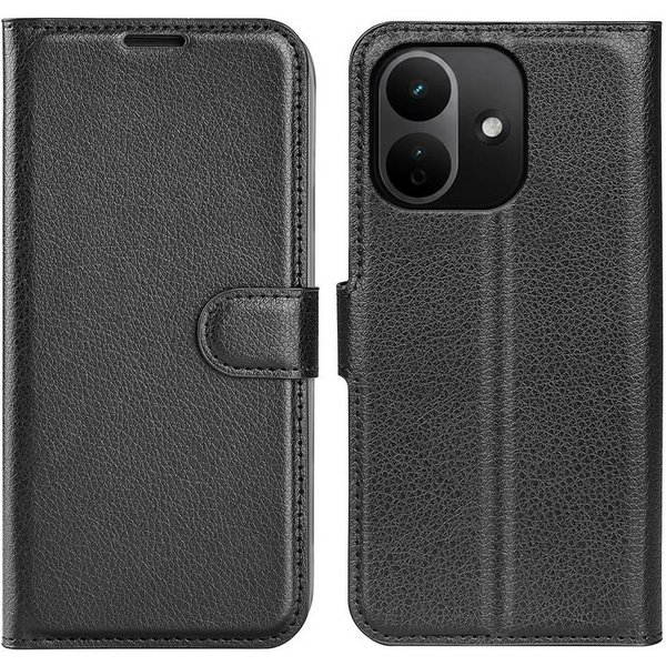 Wigento Handyhülle Klapphülle für Xiaomi Redmi Note 17 Pro 5G Kunstleder Wallet Tasche 6,83 Zoll, Kunstleder Hülle mit Kartenfächern und Standfunktion