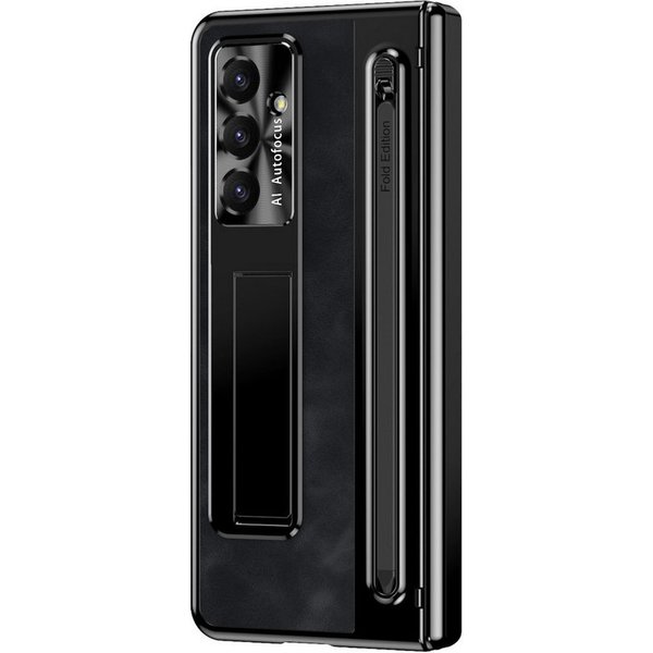 Wigento Handyhülle Klapphülle + H9 Display Glas Samsung Galaxy Z Fold8 Ultra 5G Schwarz 8,00 Zoll und 6,50 Zoll, Display Pen, Standfunktion