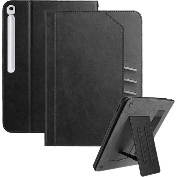 Wigento Tablet-Hülle Für Samsung Galaxy Tab S10 FE Plus Multifunktionale Hülle Schwarz, Standfunktion, Handschlaufe