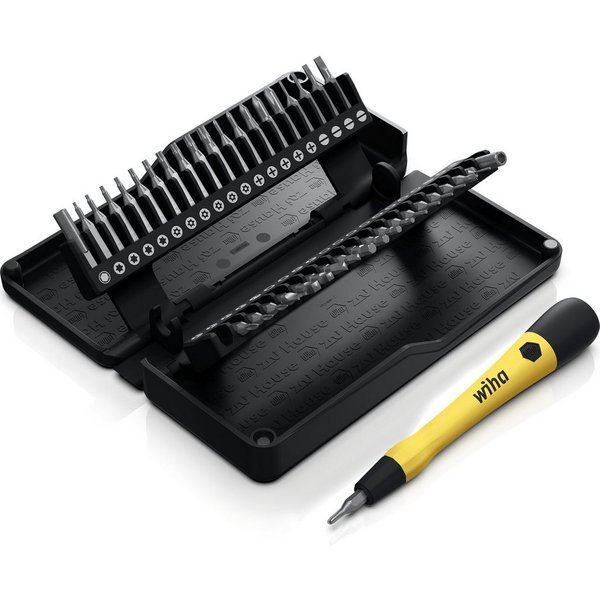 Wiha Bit-Set zai Hause Micro (44624) - 42 tlg., Set, 42-St., ESD Feinmechanik Schraubendreher, mit Aufbewahrungsbox