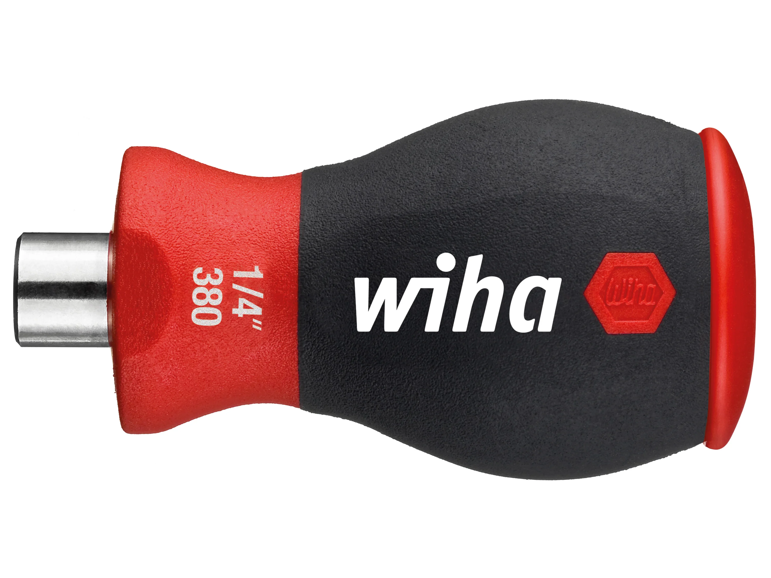 WIHA Stubby-Schraubendreher, mit Bit Magazin und magnetisch TORX mit 6 Bits, 1/4" – Bild 2 von 4