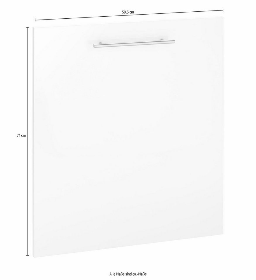 wiho Küchen Frontblende Ela, 60 cm breit, für vollintegrierbaren Einbaugeschirrspüler – Bild 3 von 4