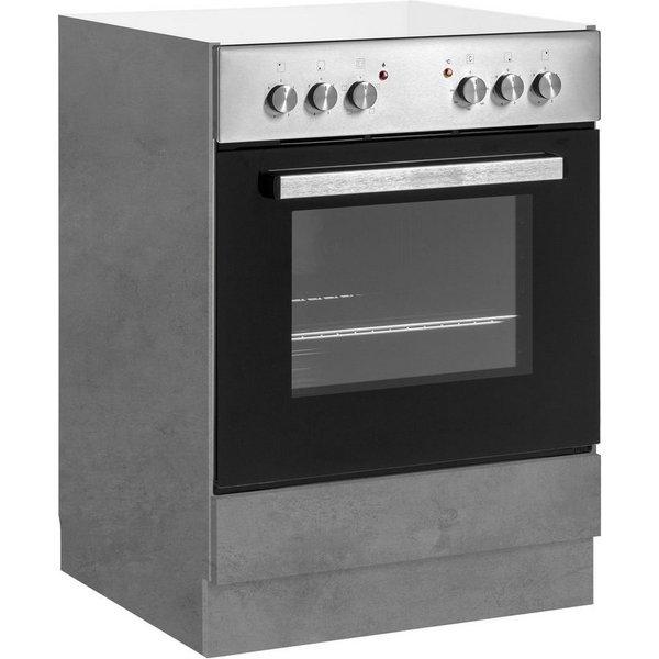 wiho Küchen Herdumbauschrank Flexi2 Breite 60cm